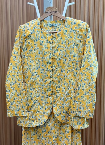 Mini Kebaya in Mustard Melon