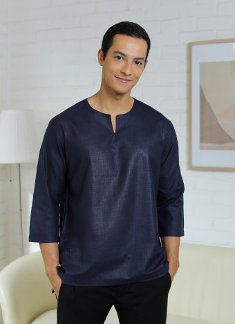 Kurta Eshaan in Dark Blue