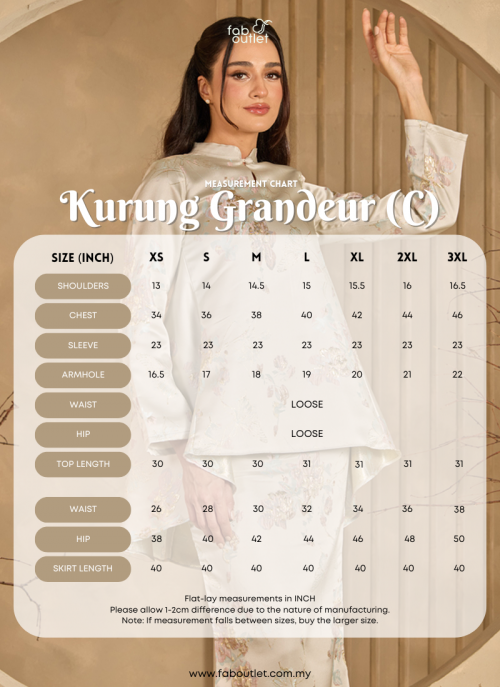 [PRE ORDER] Kurung Grandeur in Candella