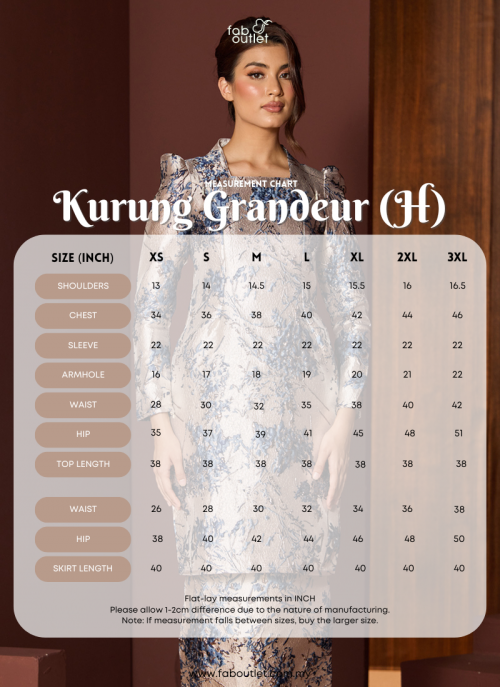 [PRE ORDER] Kurung Grandeur in Hallona