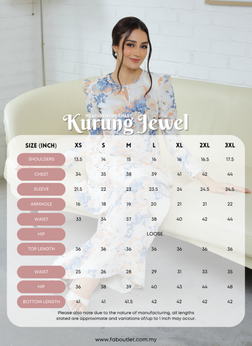 Kurung Jewel in Violane