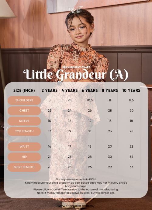 [PRE ORDER] Kurung Little Grandeur in Aurelia