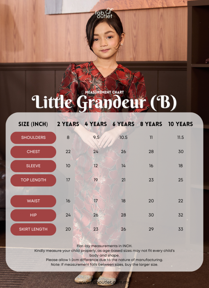[PRE ORDER] Kurung Little Grandeur in Bellera