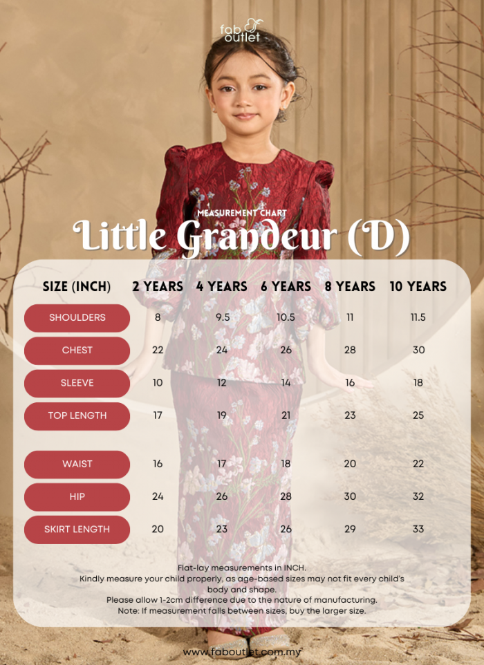 [PRE ORDER] Kurung Little Grandeur in Dremien