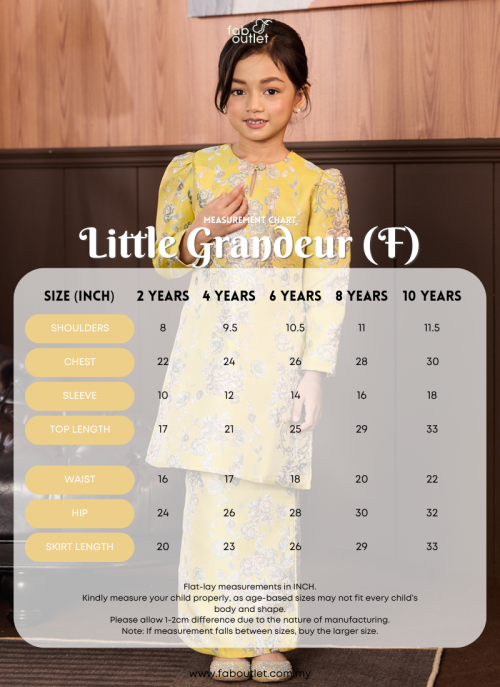 [PRE ORDER] Kurung Little Grandeur in Ferelith