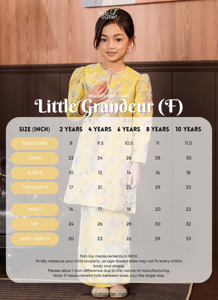 [PRE ORDER] Kurung Little Grandeur in Ferelith