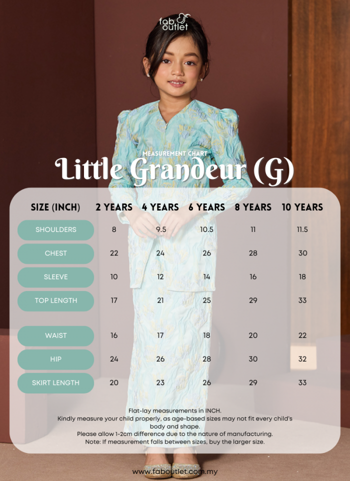 [PRE ORDER] Kurung Little Grandeur in Gracella
