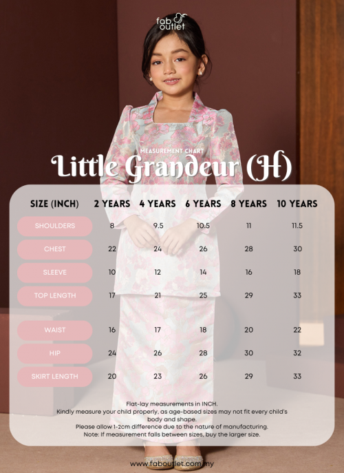 [PRE ORDER] Kurung Little Grandeur in Heliora