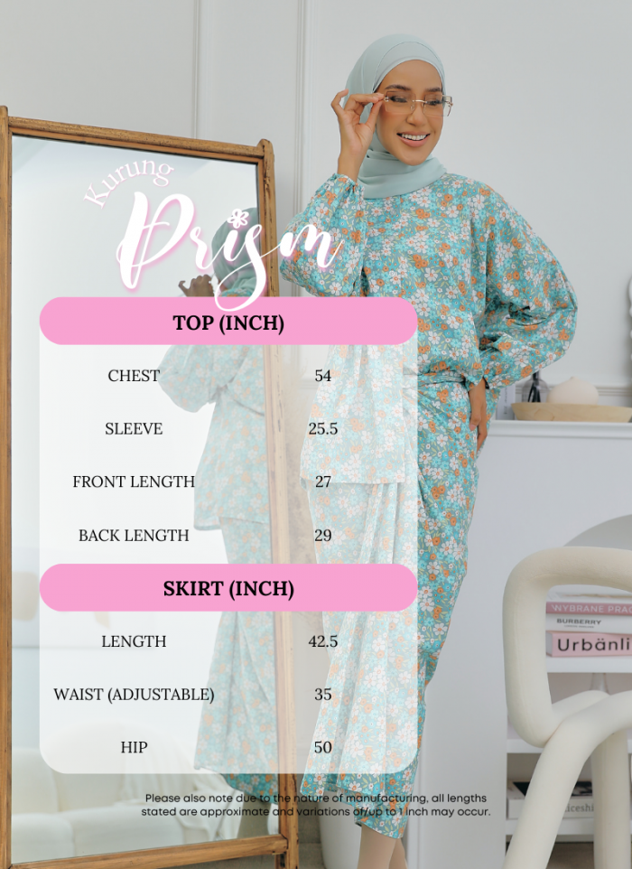 Kurung Prism in Carmine