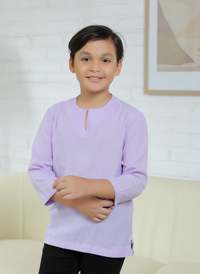 Kurta Little Eshaan in Purple