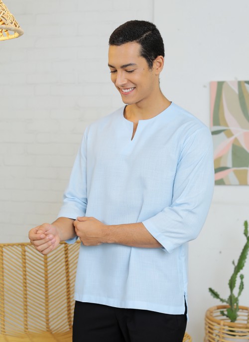 Kurta Eshaan in Baby Blue