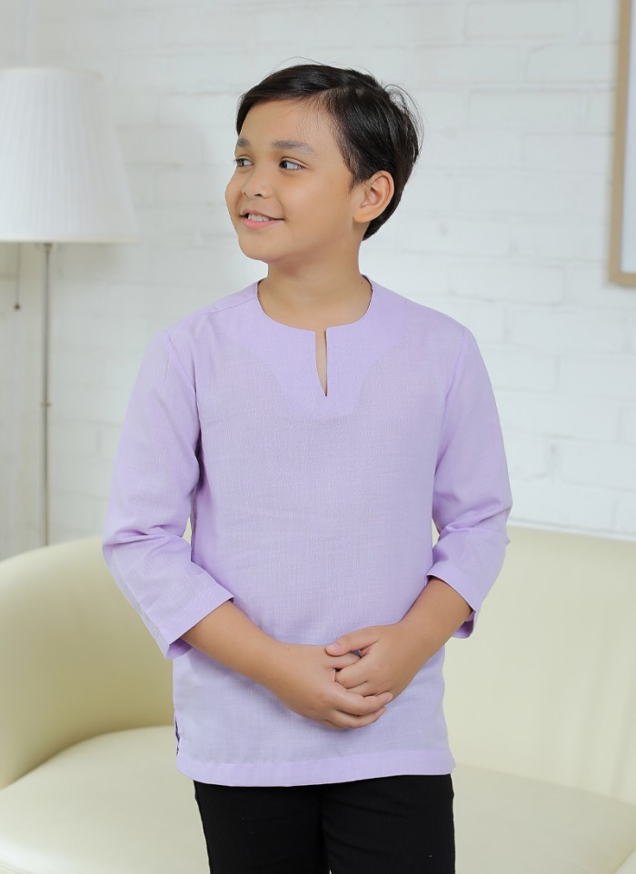 Kurta Little Eshaan in Purple