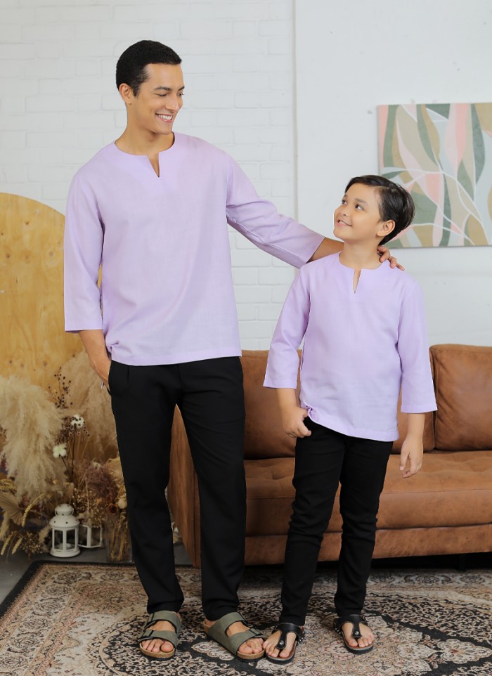 Kurta Little Eshaan in Purple