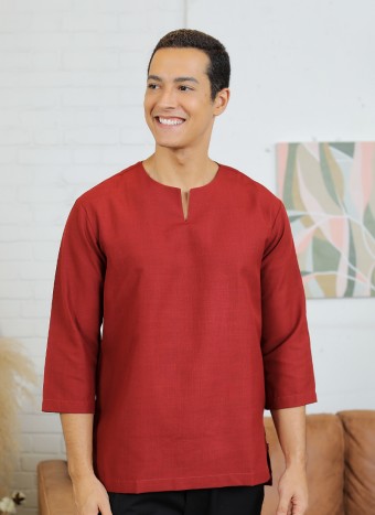 Kurta Eshaan in Maroon