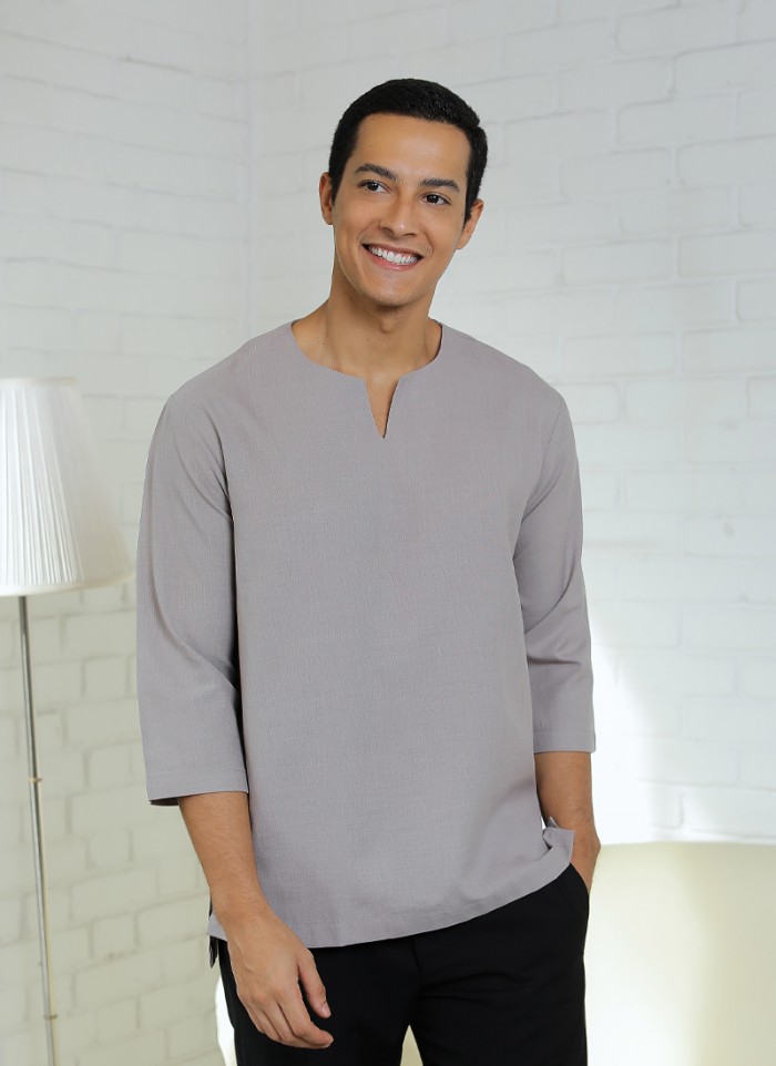 Kurta Eshaan in Grey