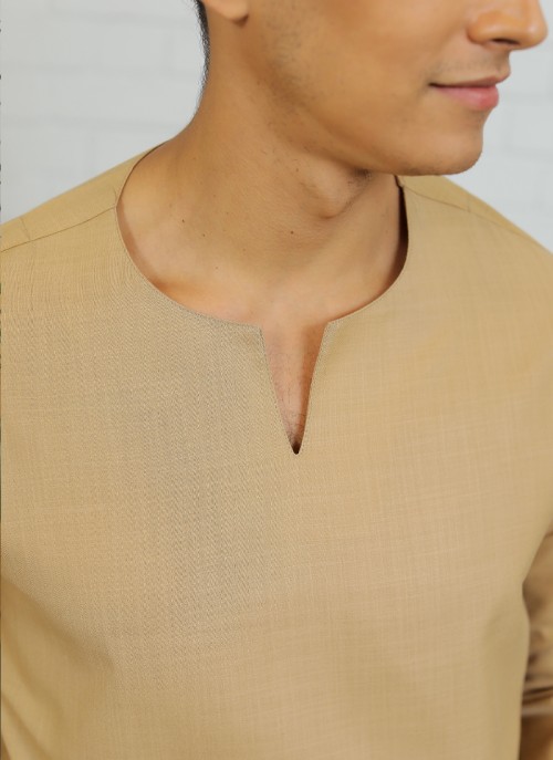 Kurta Eshaan in Brown