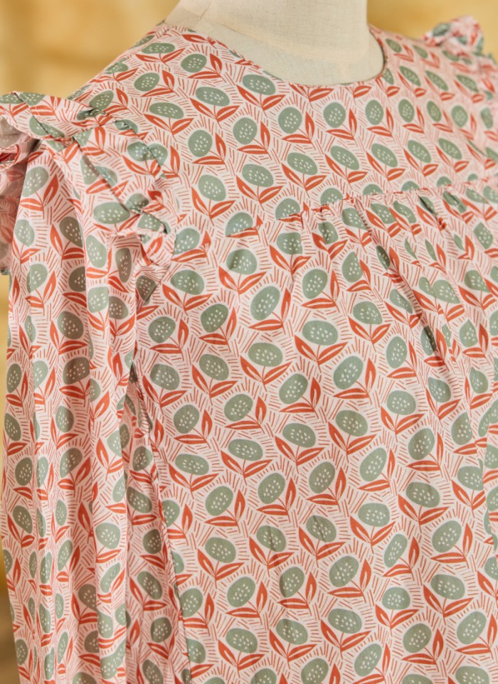 Kurung Doll in Purple Persimmon