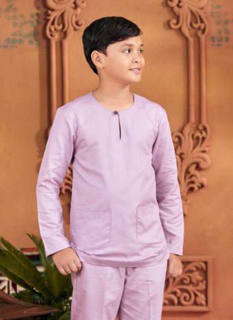 Baju Melayu Little Shakeef - Purple Lilac