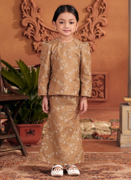 Kurung Sulam Little Imperial -  Tortilla Brown