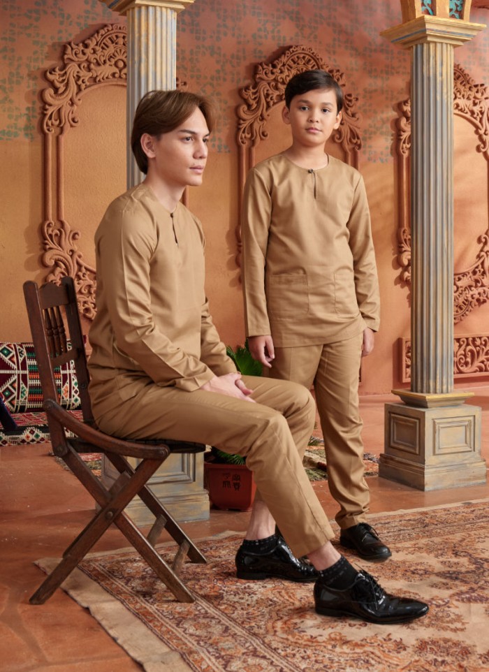 Baju Melayu Shakeef - Tortilla Brown