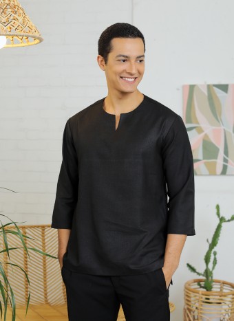 Kurta Eshaan in Black