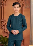 Baju Melayu Little Shakeef - Midnight Green