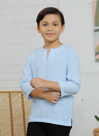 Kurta Little Eshaan in Baby Blue